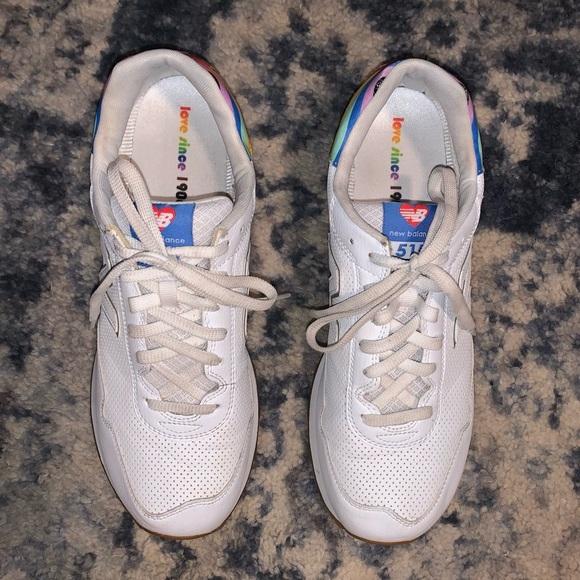Mens Rare LGBTQ Holographic Trimmed Sneakers - Picture 7 of 10